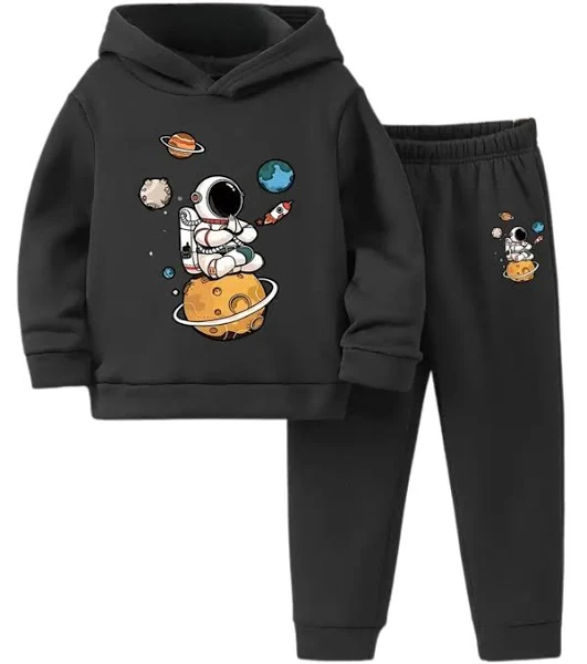 Positive Vibes Trendy Printed Hoodie T-Shirt & Jogger Track Pant